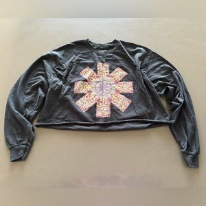 Red Hot Chili Peppers Long Sleeve Crop Top